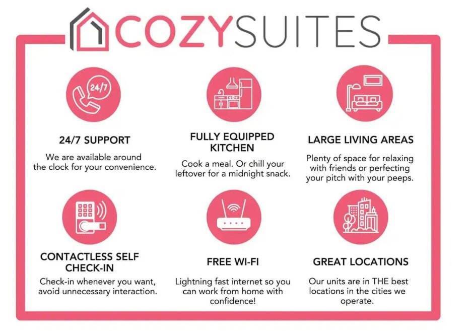 Stylish Downtown Studio By Cozysuites Indianápolis Exterior foto